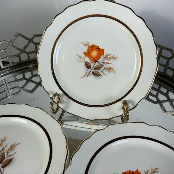 Bread and Butter Plate Triumph American Limoges 22K Vermillion 6 1/2” - Picture 4 of 5